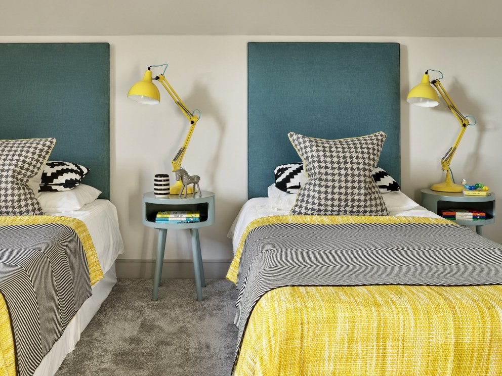 West London Riverside Home  | Twin bedroom | Interior Designers